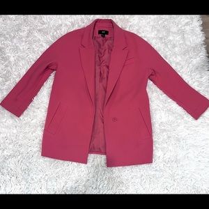 Pink oversized blazer. US S